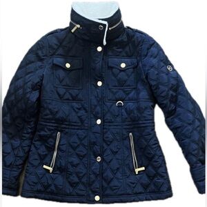 MICHAEL Michael Kors Navy Quilted Jacket